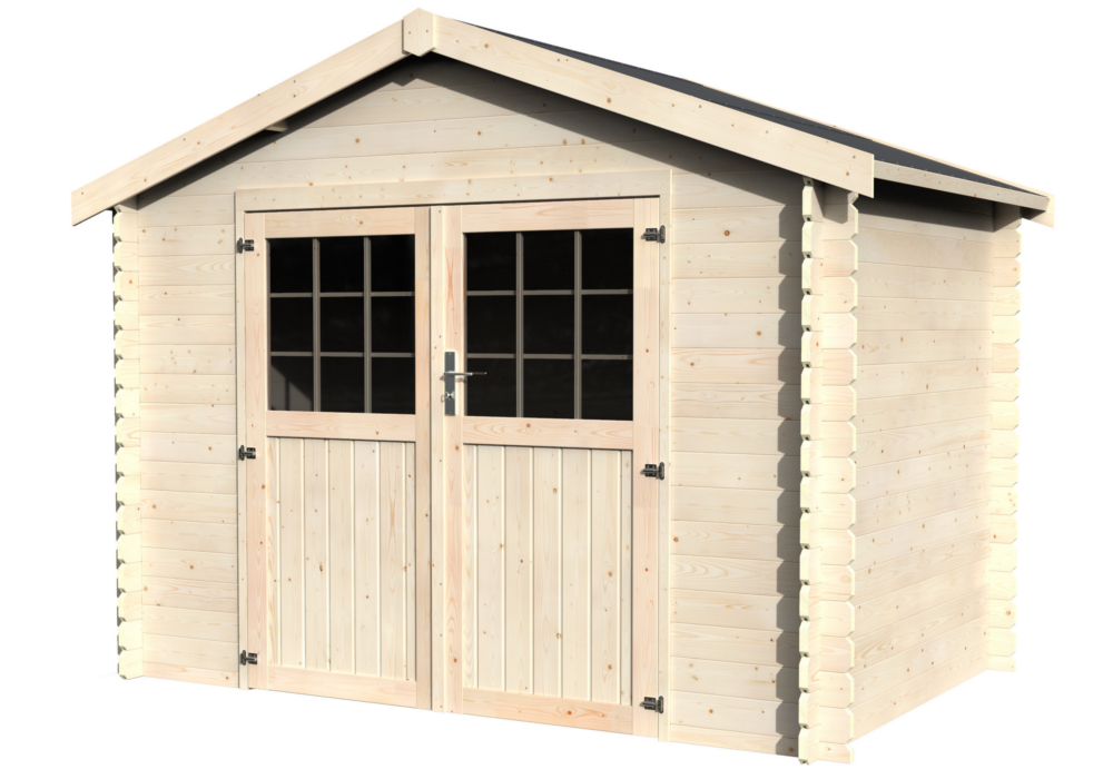 abri de jardin 3 x 2m épaisseur 28mm Florine