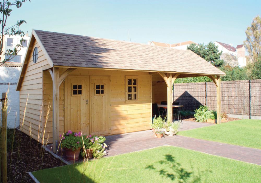 Abri de jardin style cottage Lodge Gardival Tack