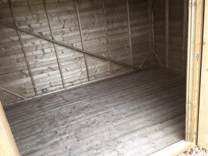 Plancher de sol pour MODERN Sapin Blanc